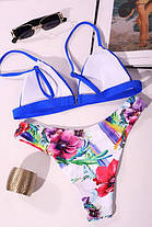 Купальник Samegame 1904 Лолита электрик(В НАЛИЧИИ ТОЛЬКО 42 44 46 48 50 УКР р-ры), фото 4