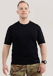 Футболка "Вольф", чорна / Тактична футболка XXL