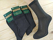 Шкарпетки чоловічі високі літо сітка р.41-45 чорні ЖИТОМИР ДУКАТ 988086060, фото 2