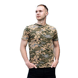 Футболка  "Peremoga" піксель / Футболка для військових L