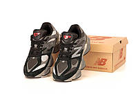 Чоловічі кросівки New Balance 9060 Black Grey (сірі з чорним) демісезонні кроси Y14336