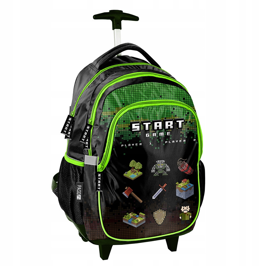 Шкільний рюкзак портфель на колесах для хлопчика Paso Gaming PP23CR-997