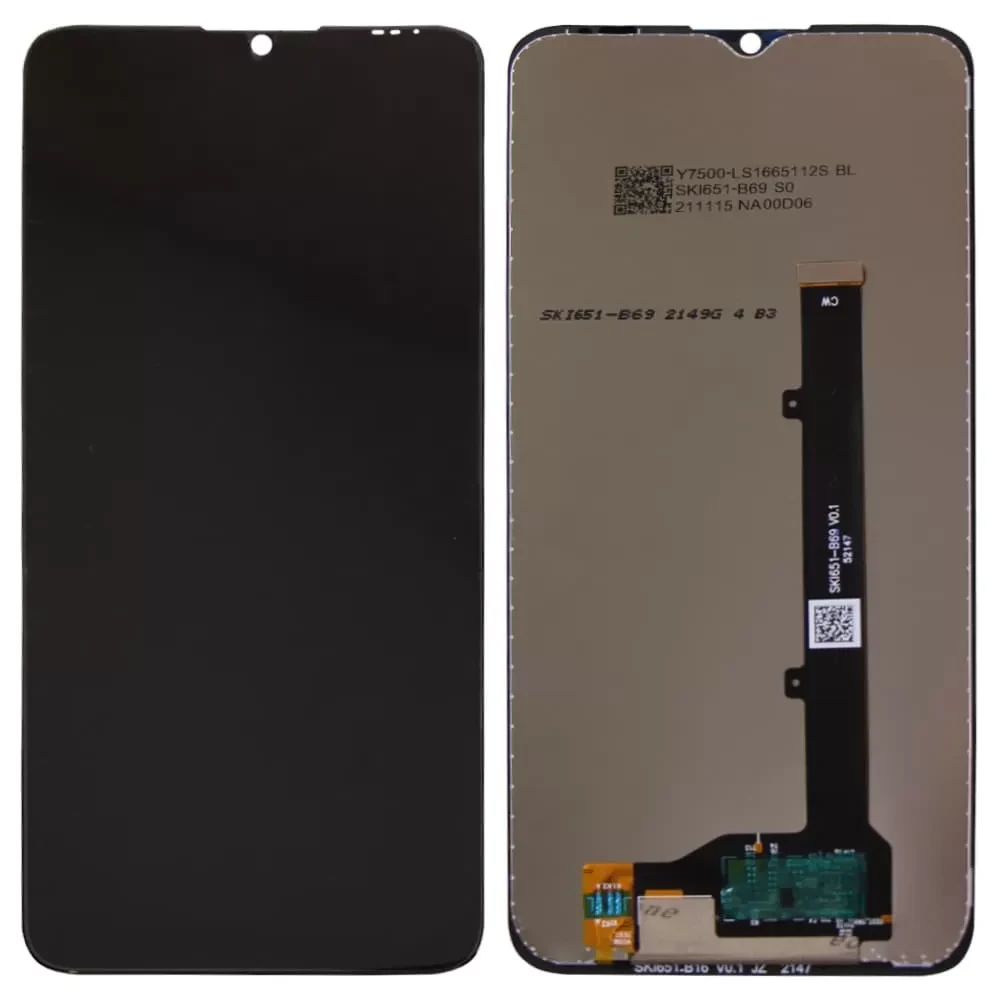 Дисплей для ZTE Blade A71, Blade A51 із сенсором чорний оригінал 100% - фото 1 - id-p2295090222