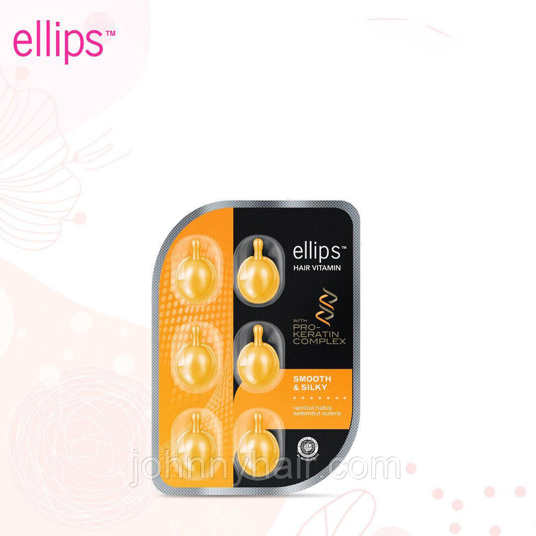 Здорове волосся: Вітаміни ELLIPS з про-кератиновим комплексом для відновлення, 6х1 мл