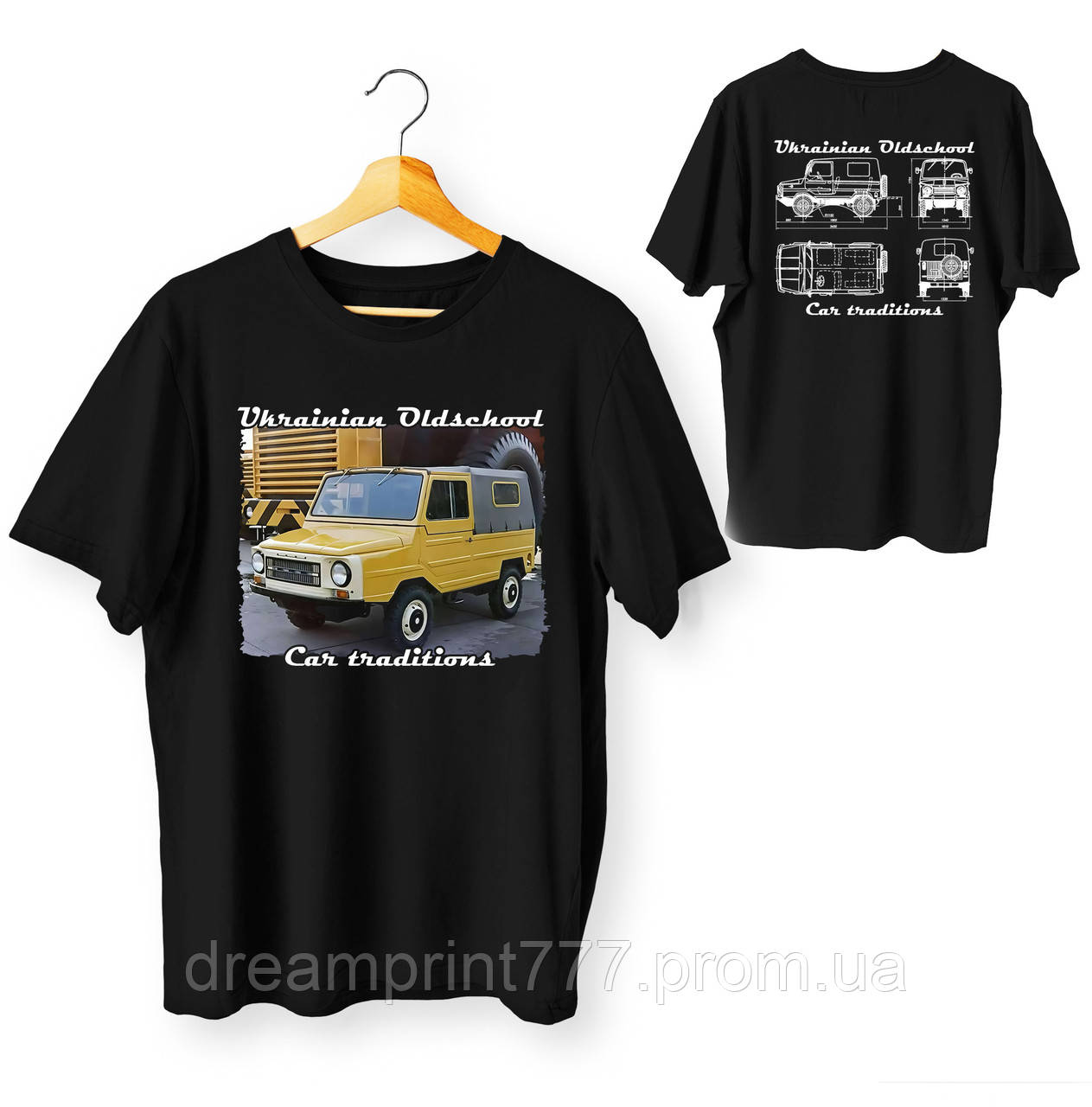 Футболка UKRAINIAN OLDSCHOOL CAR TRADITIONS LUAZ (VOLYNETS') L, фото 1