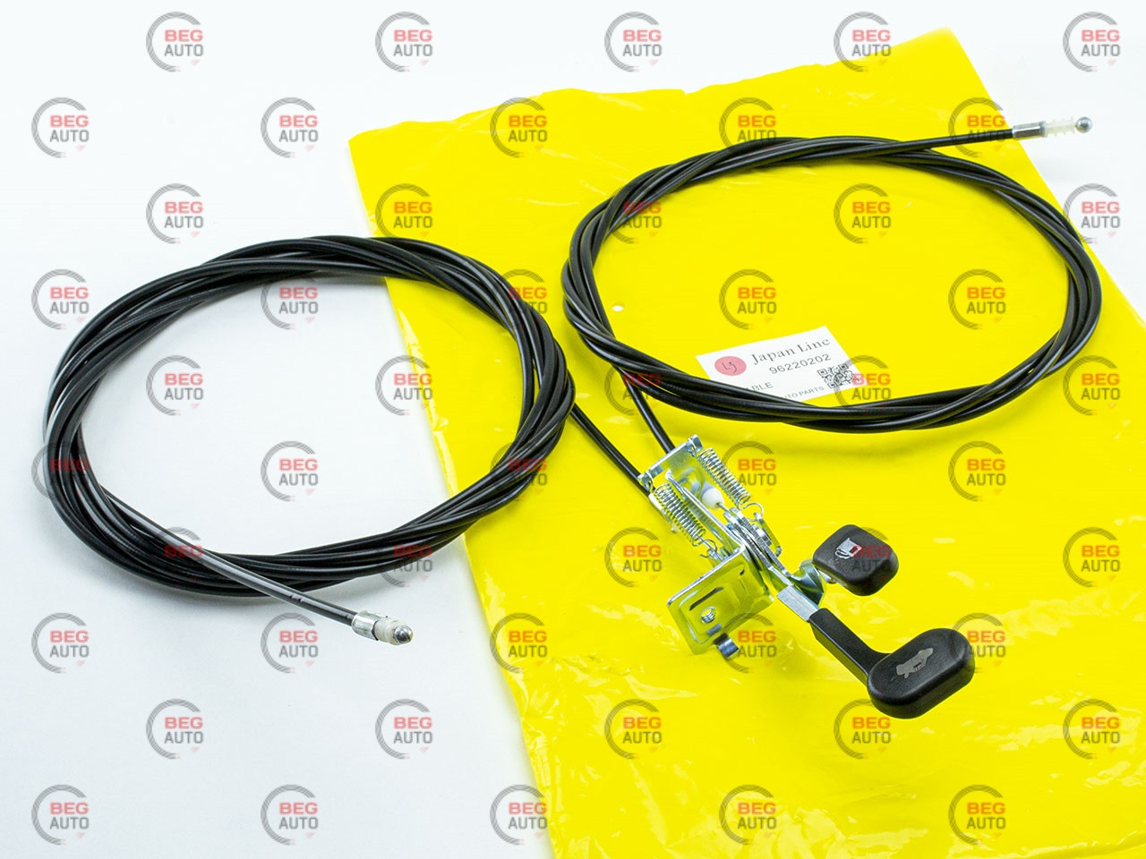 Трос багажника та лючка бензобака в зборі з ручками Lanos (96220202) (JAPAN LINE)