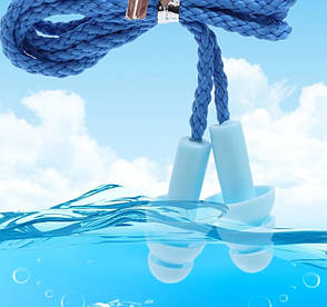 Беруші для плавання, зелені, фото 2