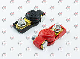 Клема АКБ Lanos "-/+" латунь (DL-8 ЛАТУНЬ) (Украина ТД)