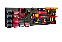 Панель для інструментів органайзер 115х39см 10 контейнерів з кришкою, фото 7