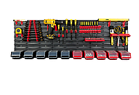 Панель для інструментів органайзер 115х39см 10 контейнерів з кришкою, фото 3