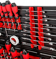 Панель для інструментів органайзер 115х39см 10 контейнерів з кришкою, фото 6