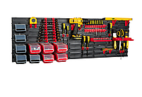 Панель для інструментів органайзер 115х39см 10 контейнерів з кришкою, фото 5