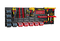 Панель для інструментів органайзер 115х39см 10 контейнерів з кришкою, фото 2