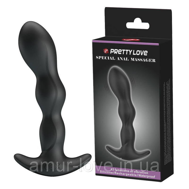 Анальна пробка Pretty Love Special Anal Massager Black, фото 1