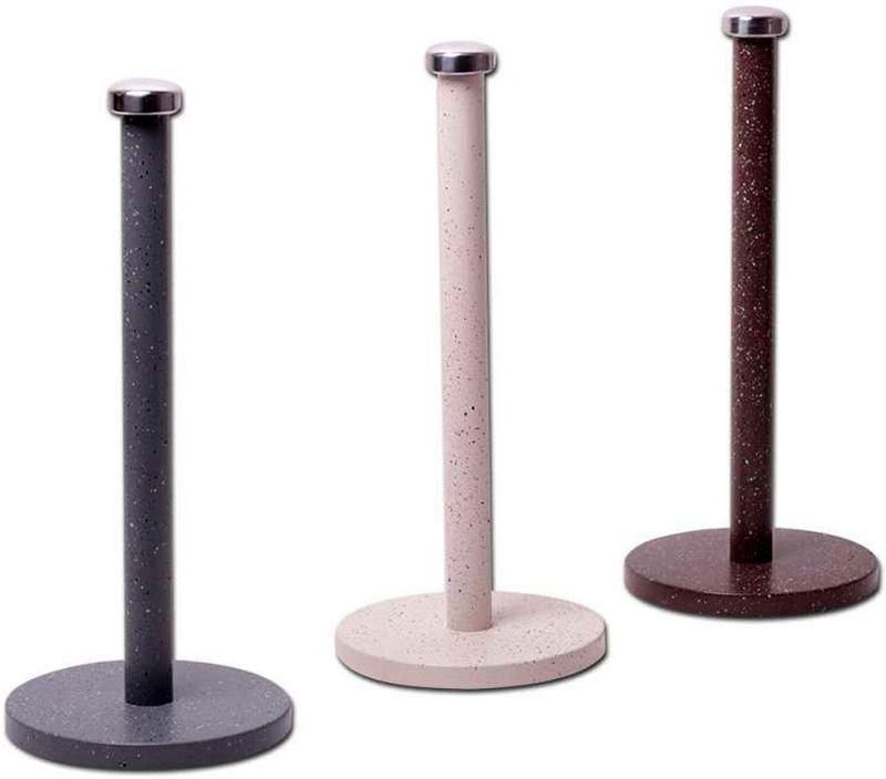 Тримач для паперових рушників Kamille Marble Ø 15х34 см із гранітним покриттям