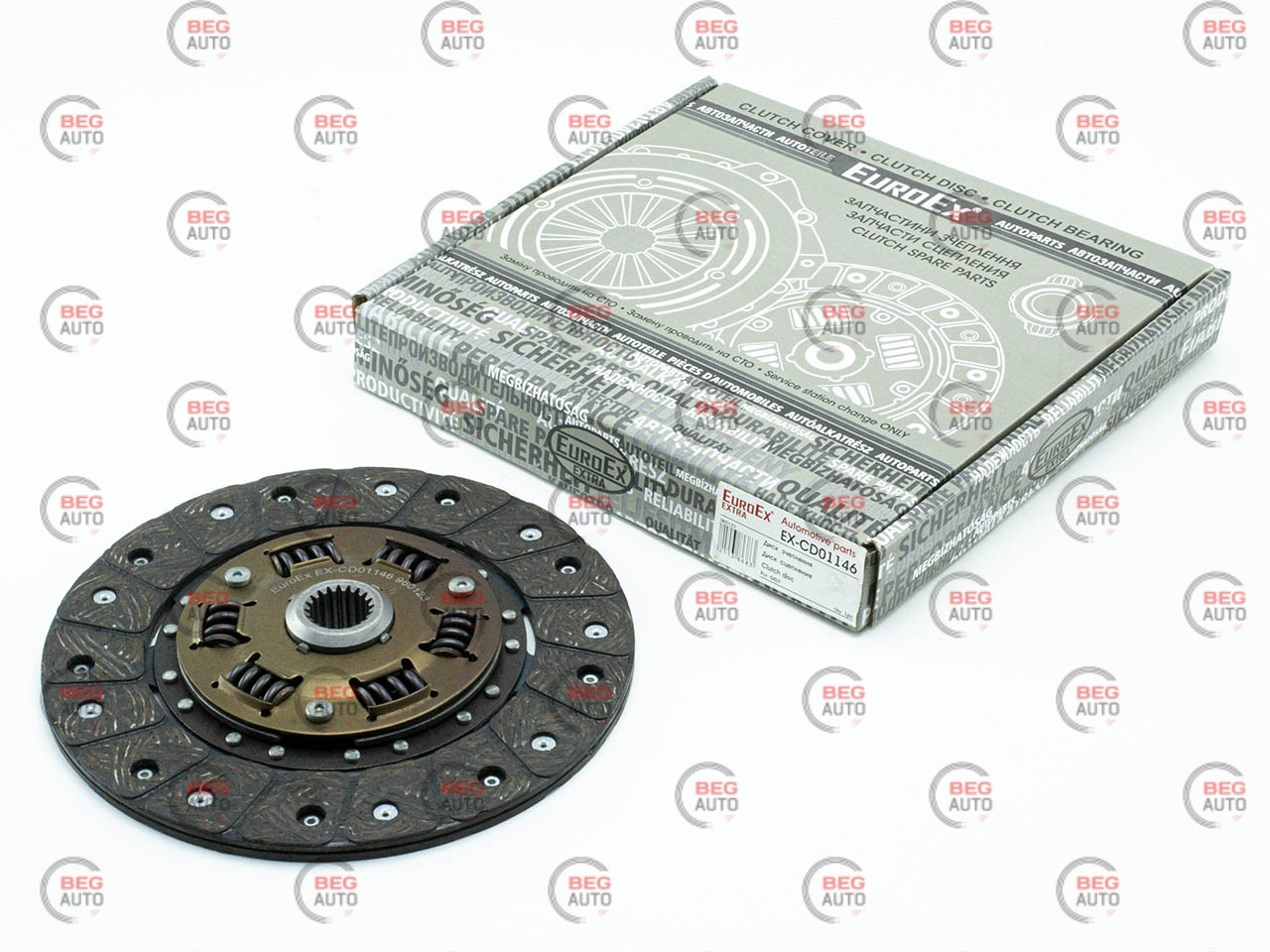 Диск зчеплення Geely CK-2, MK 190mm EX-CD01146 (1086001146) (EuroEx)