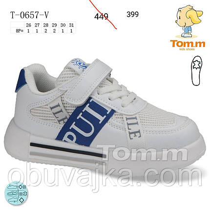 Спортивне взуття Дитячі кросівки 2024 оптом в Одесі від фірми Tom m (26-31), фото 1