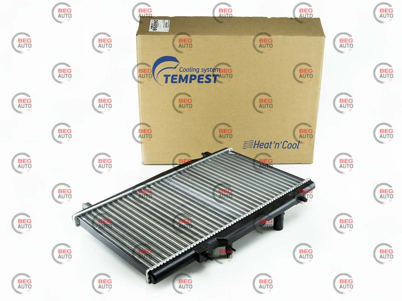 Радіатор двигуна Geely CK (TP.1510160) (TEMPEST)