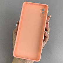 Чохол для Xiaomi Redmi 9A мармуровий чохол з попсокетом на телефон сяомі редмі 9а персиковий o5u, фото 3