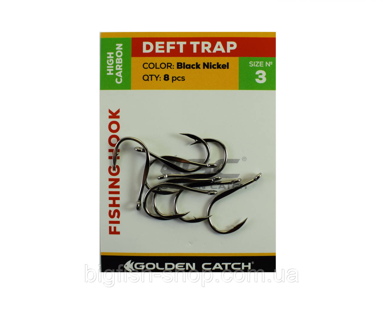 Крючки Golden Catch "Deft Trap" № 3