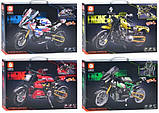Конструктор Frange FC9304 "Мотоцикл 33 см Робот 26 см 2в1" 515 деталей, фото 10
