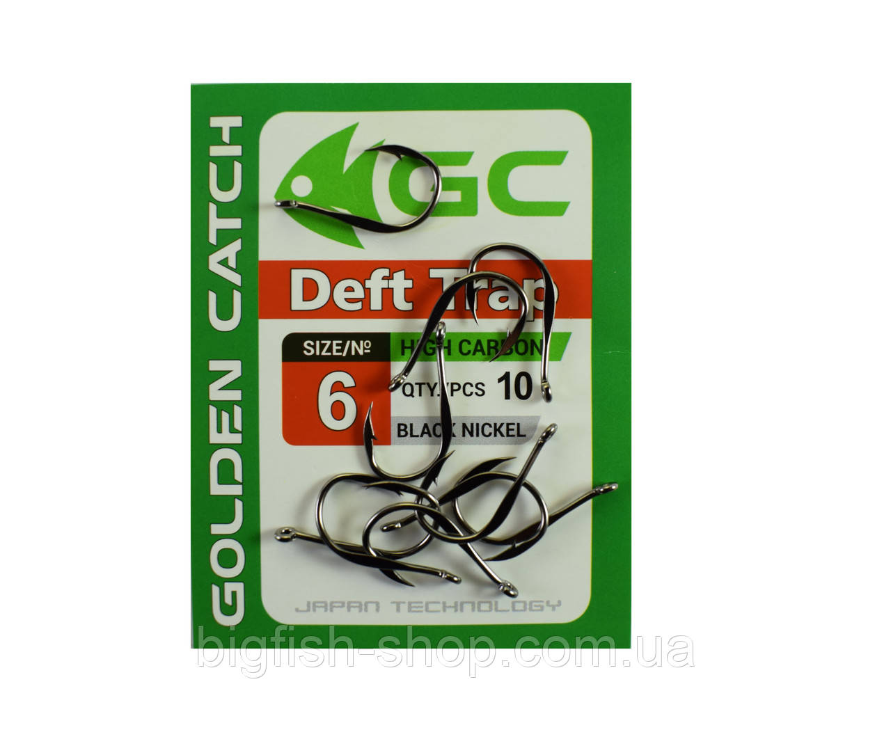 Крючки Golden Catch "Deft Trap" № 6