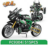 Конструктор Frange FC9304 "Мотоцикл 33 см Робот 26 см 2в1" 515 деталей, фото 4