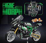 Конструктор Frange FC9304 "Мотоцикл 33 см Робот 26 см 2в1" 515 деталей, фото 6