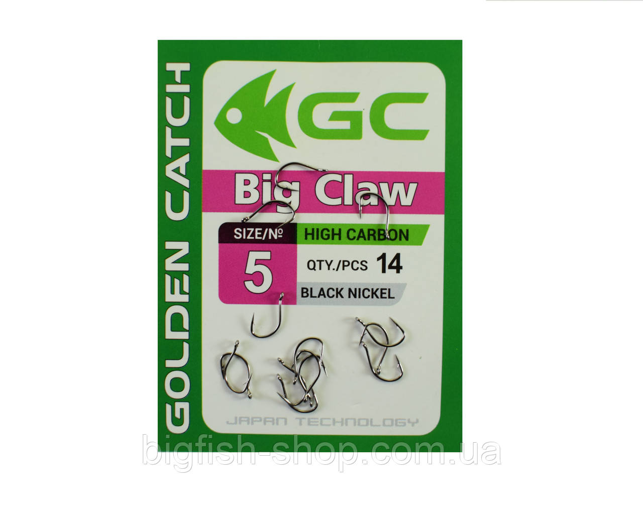 Крючки Golden Catch "Big Claw" № 5