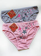 Жіночі труси бавовна, набір 2 шт., жіноча спідня білизна 42-44 р
