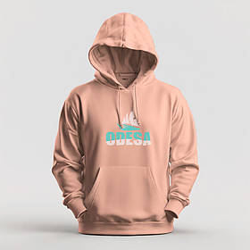 Худі утеплене унісекс Stedman з принтомОДЕСА ПАРУСНИК  XS бежеве