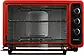 Електрична настільна піч Asel AF-0023 33 літра з таймером червоного кольору Доставка по Україні, фото 3