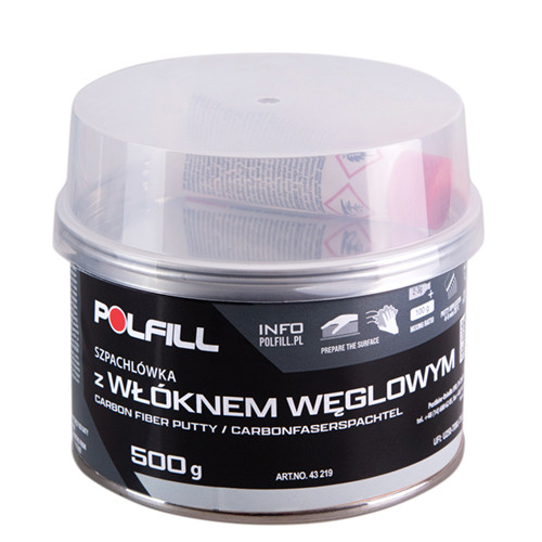 Polfill Шпатлівка з вуглецевим волокном Polfill із зат. 0,5kg, фото 1
