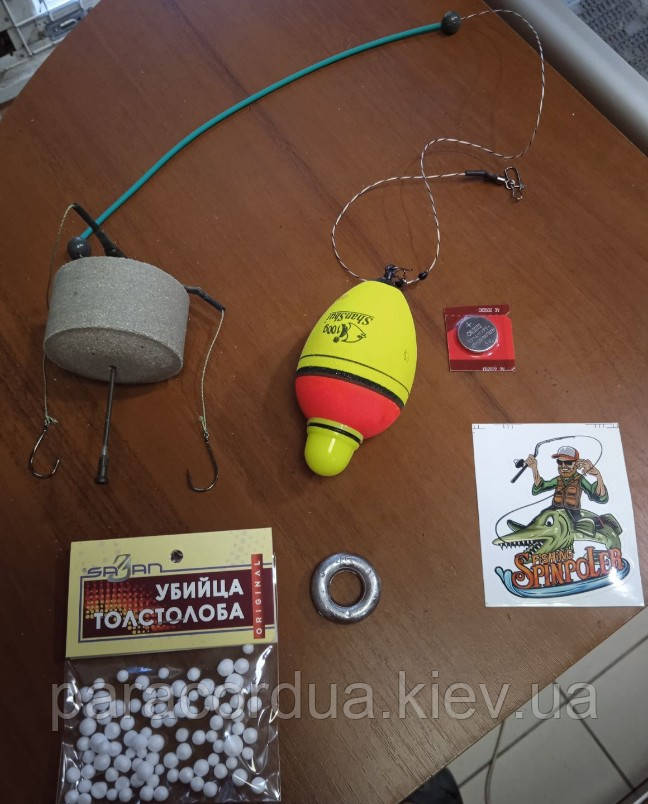 Готова Снасть на 3 кр. на Толстолоба й Амура з технопланктоном