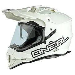 Шолом Dual Sport для мотокросу дорожній  O'neal Sierra II White M (57-58cm)