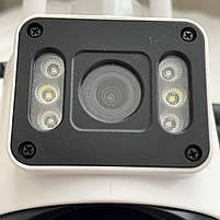 Камера відеонагляду HD WIFI UKC DJH M12 20D три об'єктива Звукова Світлова сигналізація, фото 4