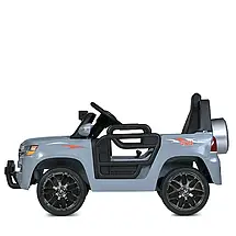 Дитячий електромобіль машина Toyota Land Cruiser M 5101EBLR-11 (MP3, USB, мотори 2x40W, акум.12V7AH), фото 4