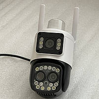 Камера відеонагляду HD WIFI UKC DJH M12 20D три об'єктива Звукова Світлова сигналізація, фото 10