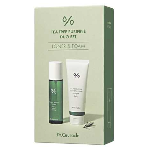 Набір засобів із чайним деревом (тонер + пінка) Dr.Ceuracle Tea Tree Purifine Duo Set, фото 1