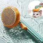 Щітка для вичісування шерсті тварин кругла, фото 5