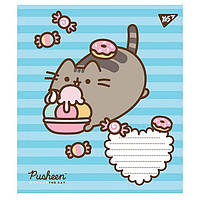 Зошит шкільний Yes 12 аркушів лінія Pusheen (25)
