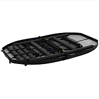 Туристичний Стіл Розкладний Bo-Camp Woodbine Oval 100x70 cm Black/Wood look (1404230) Кемпінговий Складаний Столик для риболовлі, фото 3