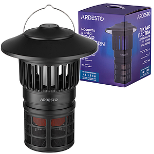 Антимоскітна лампа-пастка для комах ARDESTO MSK-SB3555 Black з вакуумним вентилятором