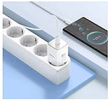 Мережевий зарядний пристрій Hoco N43 1 USB-C PD/QC 30w GaN Blue, фото 3