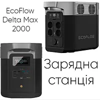 Многофункциональная портативная зарядная станция Delta Max 2000 Портативный источник питания для квартиры