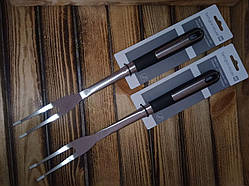 Виделка для гриля, мангала, барбекю Grill Fork Big BBQ, термостійка ручка, неіржавкої сталі 42.3 см
