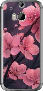 Чохол на HTC One M8 Пурпурова сакура "6075u-30-5939", фото 1