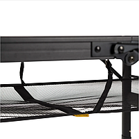 Туристичний Стіл Розкладний Bo-Camp Melrose Oval 120x80 cm Black/Wood look (1404220) Кемпінговий Складаний Столик для риболовлі, фото 8