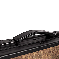 Туристичний Стіл Розкладний Bo-Camp Melrose Oval 120x80 cm Black/Wood look (1404220) Кемпінговий Складаний Столик для риболовлі, фото 6