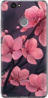 Чохол на Huawei Nova Пурпурова сакура "6075t-439-5939"